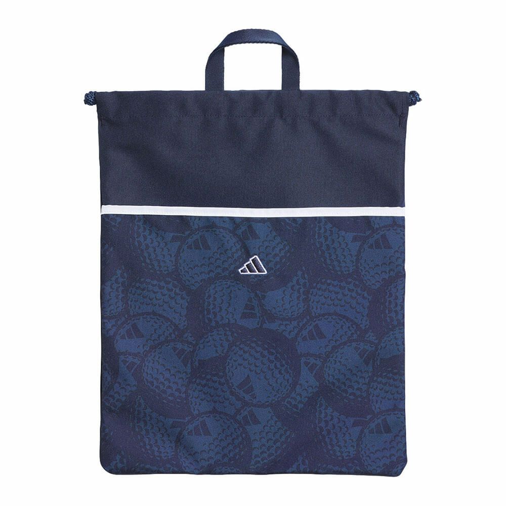 アディダス adidas　ゴルフボールグラフィック シューズケース RF038 JY0858 カレッジネイビー　2025年モデル カレッジネイビー