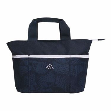 アディダス adidas　ゴルフボールグラフィック ラウンドトートバック KS857 JY0854 カレッジネイビー　2025年モデル カレッジネイビー