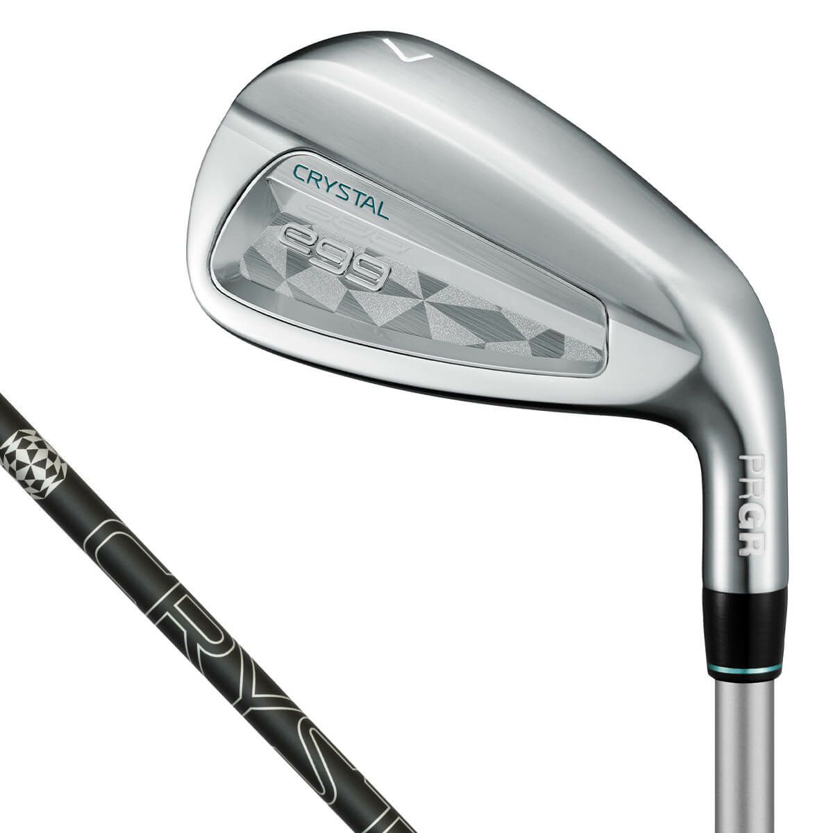 プロギア PRGR　CRYSTAL egg クリスタルエッグ　レディース アイアン　4本セット（＃7～9、PW） クリスタルオリジナルシャフト　2025年モデル