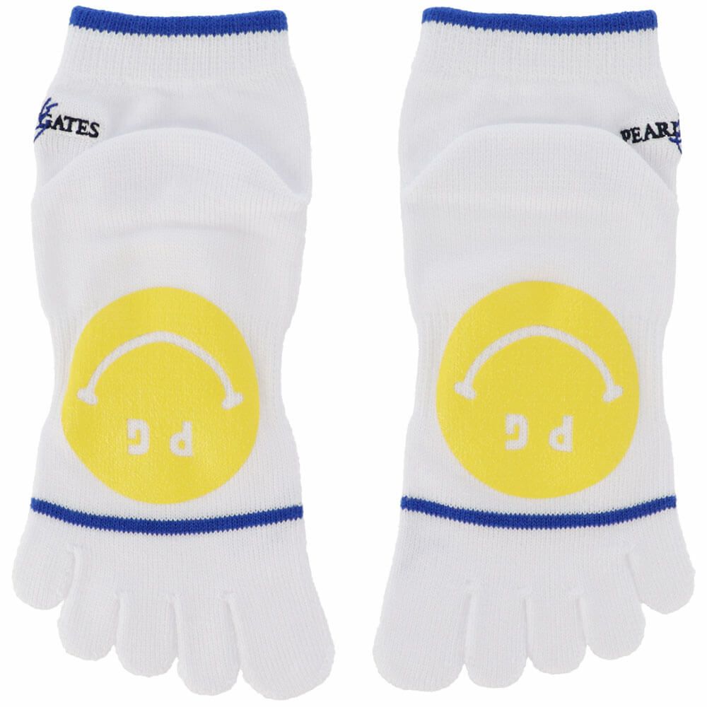 パーリーゲイツ PEARLY GATES　メンズ 5本指 ショートソックス 053-5186203 030 ホワイト　2025年モデル 詳細2