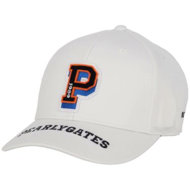 パーリーゲイツ PEARLY GATES　リサイクルツイル BASIC キャップ 053-5187201 030 ホワイト　2025年モデル
