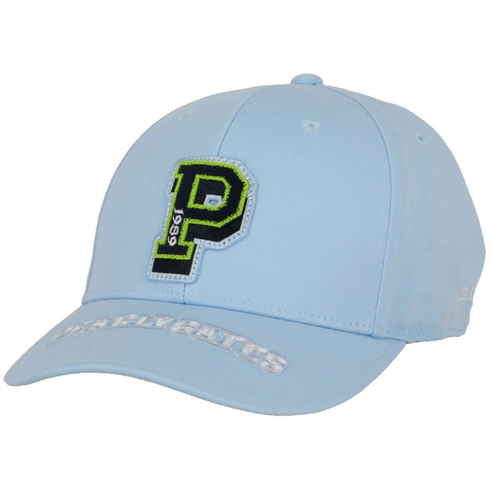 パーリーゲイツ PEARLY GATES　リサイクルツイル BASIC キャップ 053-5187201 110 アイスブルー　2025年モデル