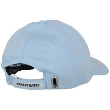 パーリーゲイツ PEARLY GATES　リサイクルツイル BASIC キャップ 053-5187201 110 アイスブルー　2025年モデル 詳細2