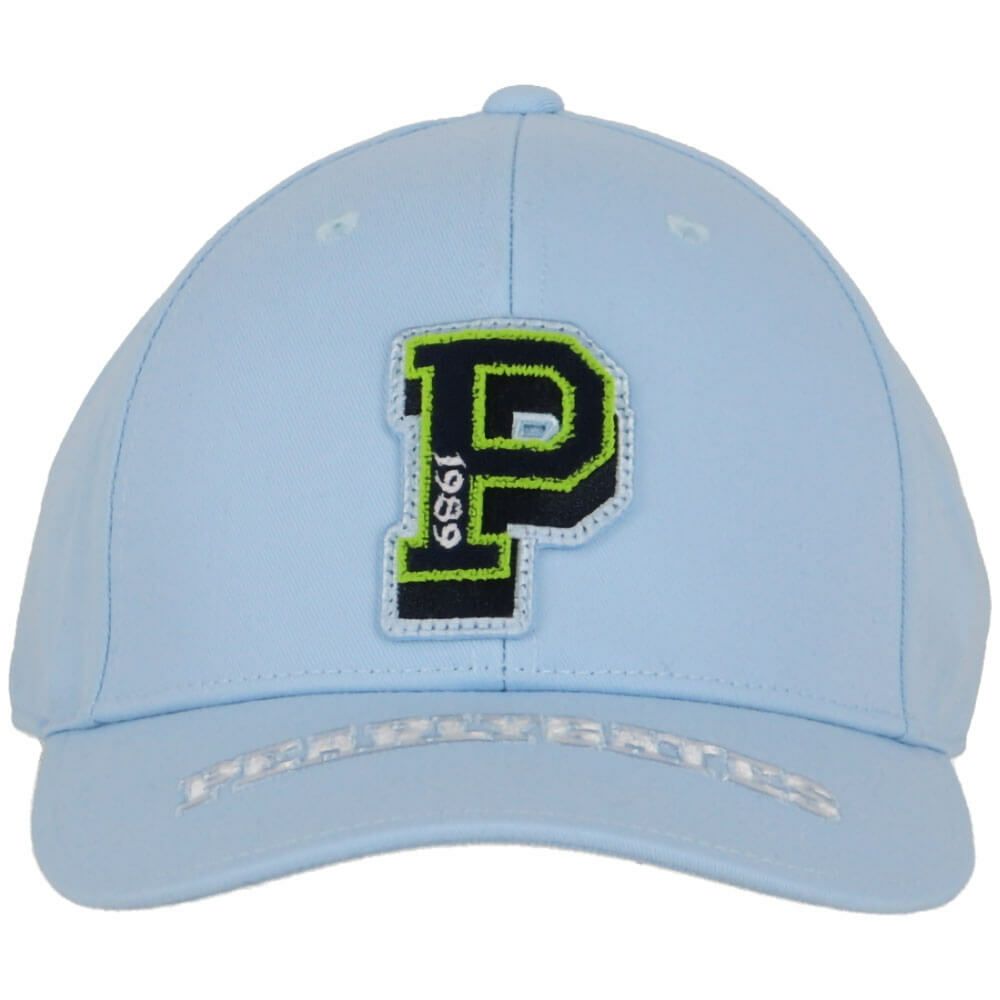 パーリーゲイツ PEARLY GATES　リサイクルツイル BASIC キャップ 053-5187201 110 アイスブルー　2025年モデル 詳細3