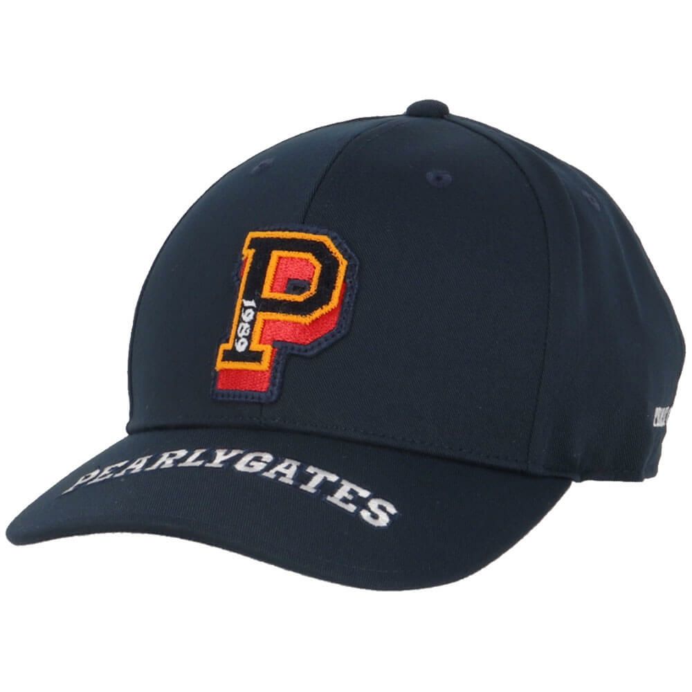 パーリーゲイツ PEARLY GATES　リサイクルツイル BASIC キャップ 053-5187201 120 ネイビー　2025年モデル