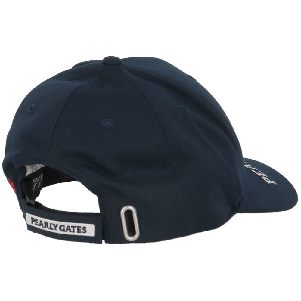 パーリーゲイツ PEARLY GATES　リサイクルツイル BASIC キャップ 053-5187201 120 ネイビー　2025年モデル 詳細2