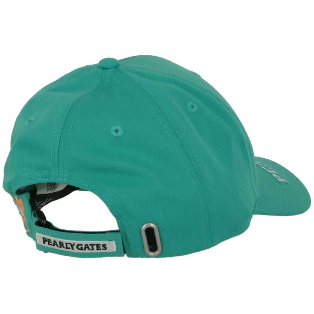 パーリーゲイツ PEARLY GATES　リサイクルツイル BASIC キャップ 053-5187201 140 ミントグリーン　2025年モデル 詳細2