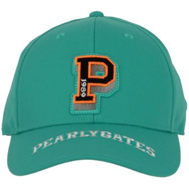 パーリーゲイツ PEARLY GATES　リサイクルツイル BASIC キャップ 053-5187201 140 ミントグリーン　2025年モデル 詳細3