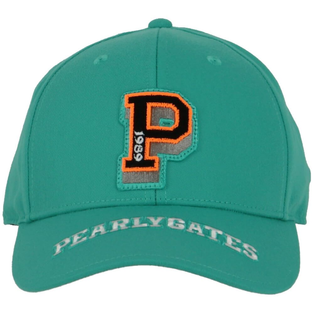 パーリーゲイツ PEARLY GATES　リサイクルツイル BASIC キャップ 053-5187201 140 ミントグリーン　2025年モデル 詳細3
