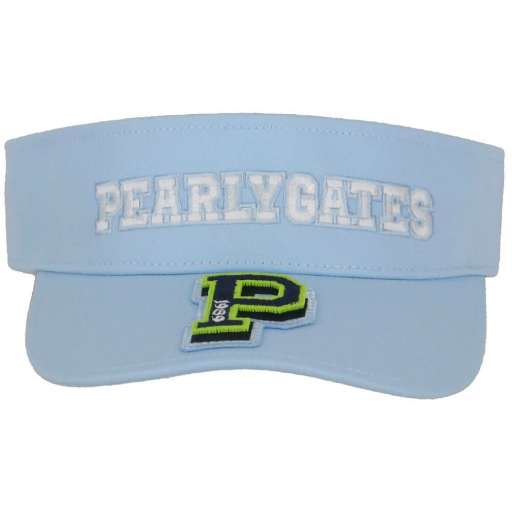 パーリーゲイツ PEARLY GATES　リサイクルツイル BASIC バイザー 053-5187202 110 アイスブルー　2025年モデル 詳細3