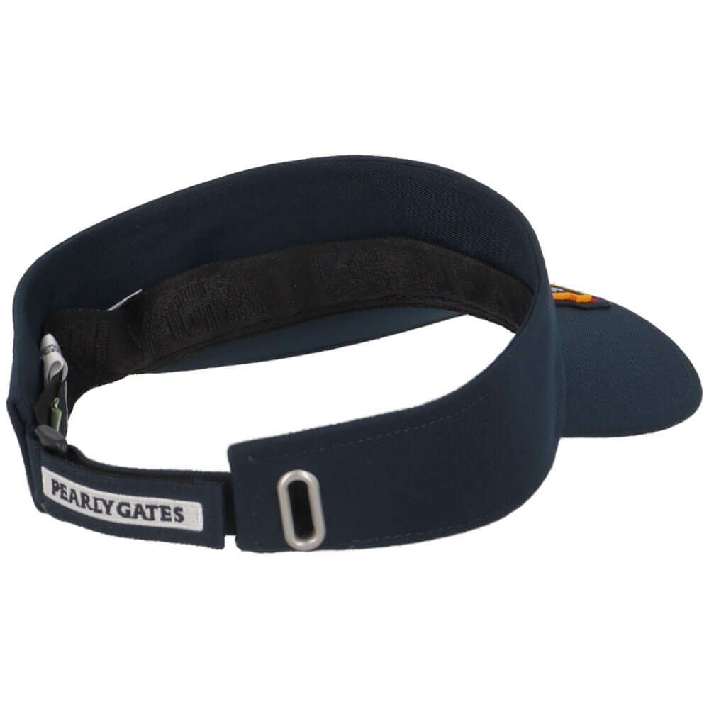 パーリーゲイツ PEARLY GATES　リサイクルツイル BASIC バイザー 053-5187202 120 ネイビー　2025年モデル 詳細2