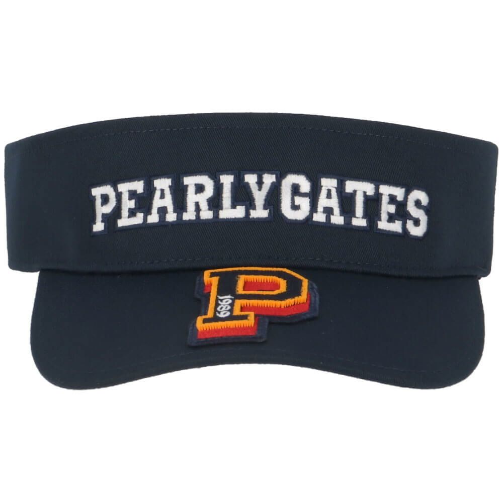 パーリーゲイツ PEARLY GATES　リサイクルツイル BASIC バイザー 053-5187202 120 ネイビー　2025年モデル 詳細3