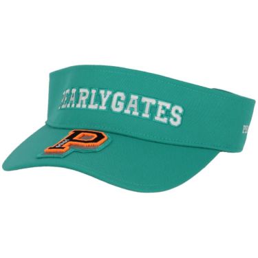 パーリーゲイツ PEARLY GATES　リサイクルツイル BASIC バイザー 053-5187202 140 ミントグリーン　2025年モデル