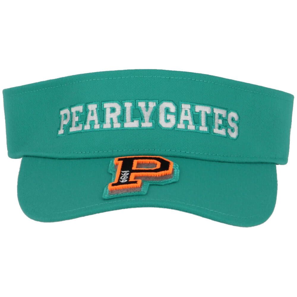 パーリーゲイツ PEARLY GATES　リサイクルツイル BASIC バイザー 053-5187202 140 ミントグリーン　2025年モデル 詳細3