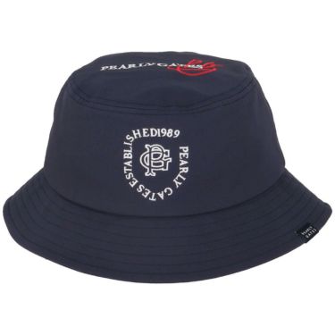 パーリーゲイツ PEARLY GATES　ポリエステルツイル BASIC ハット 053-5187203 120 ネイビー　2025年モデル