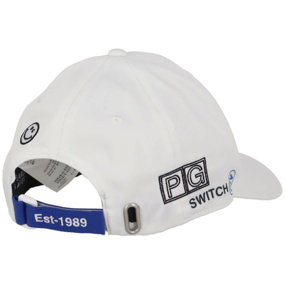 パーリーゲイツ PEARLY GATES　SWITCH ON リサイクル ツイル キャップ 053-5187301 030 ホワイト　2025年モデル 詳細3