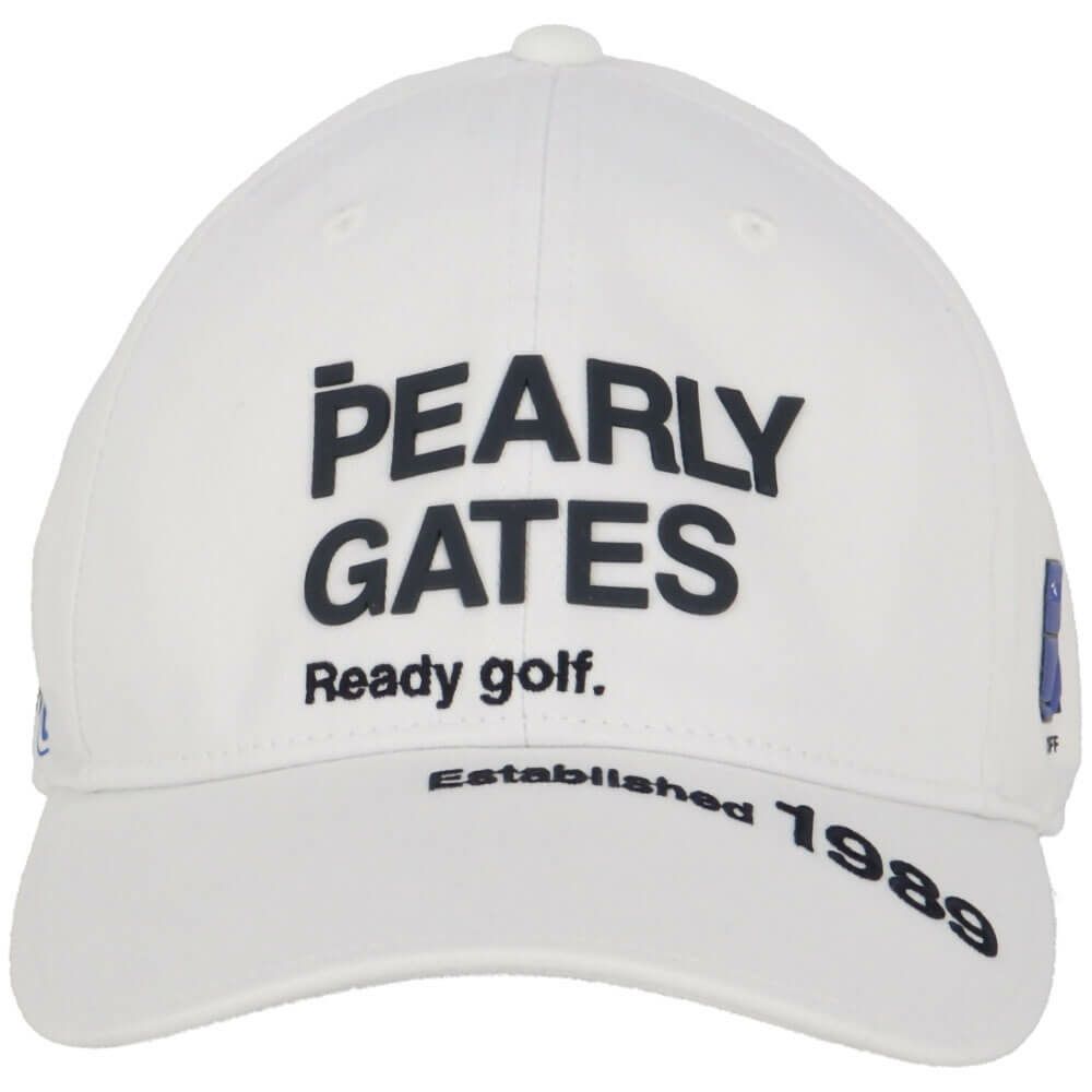 パーリーゲイツ PEARLY GATES　SWITCH ON リサイクル ツイル キャップ 053-5187301 030 ホワイト　2025年モデル 詳細4