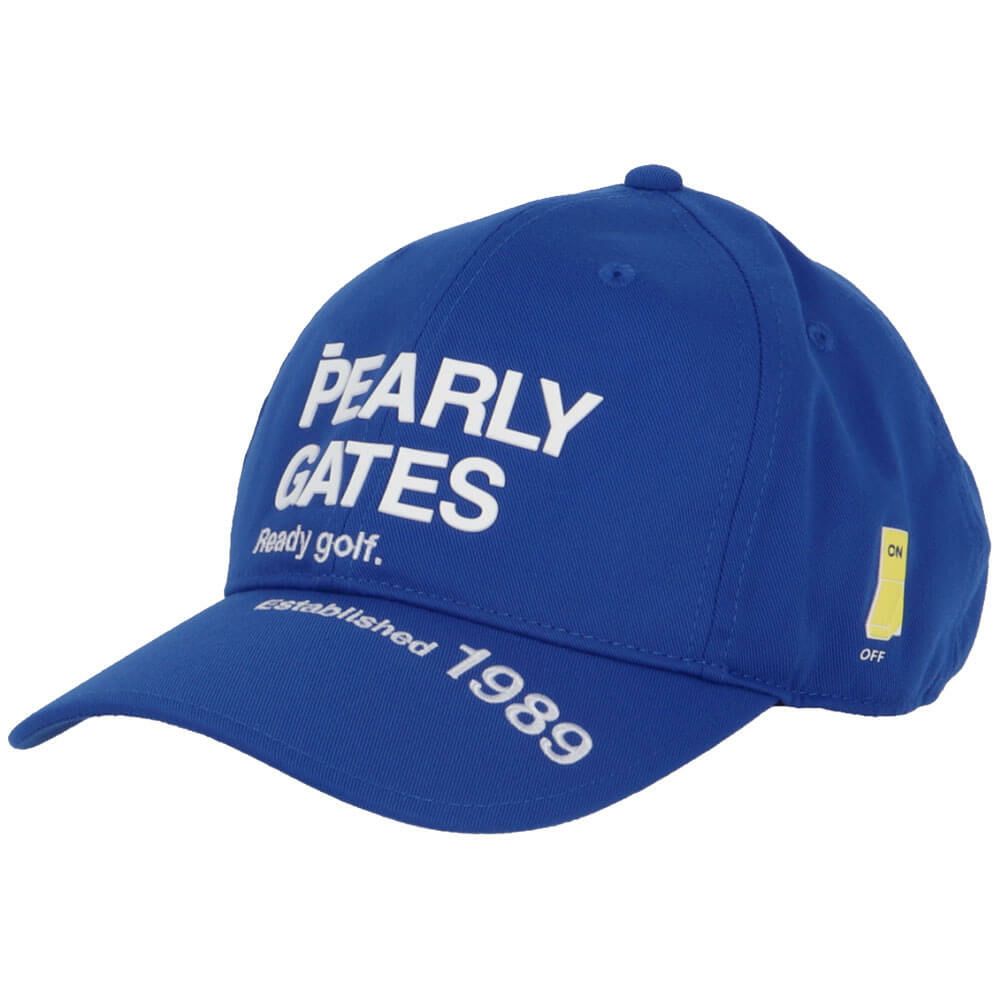 パーリーゲイツ PEARLY GATES　SWITCH ON リサイクル ツイル キャップ 053-5187301 110 ブルー　2025年モデル