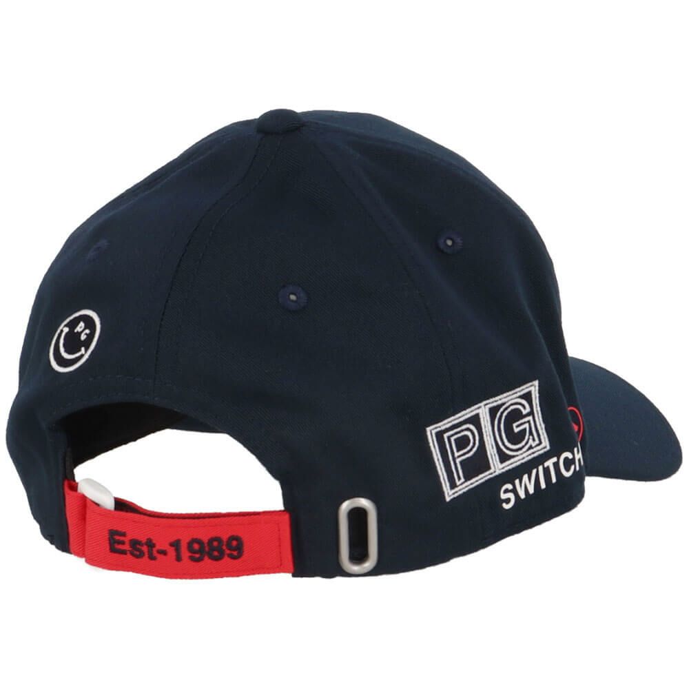 パーリーゲイツ PEARLY GATES　SWITCH ON リサイクル ツイル キャップ 053-5187301 120 ネイビー　2025年モデル 詳細3