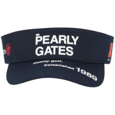 パーリーゲイツ PEARLY GATES　SWITCH ON リサイクル ツイル バイザー 053-5187302 120 ネイビー　2025年モデル 詳細4