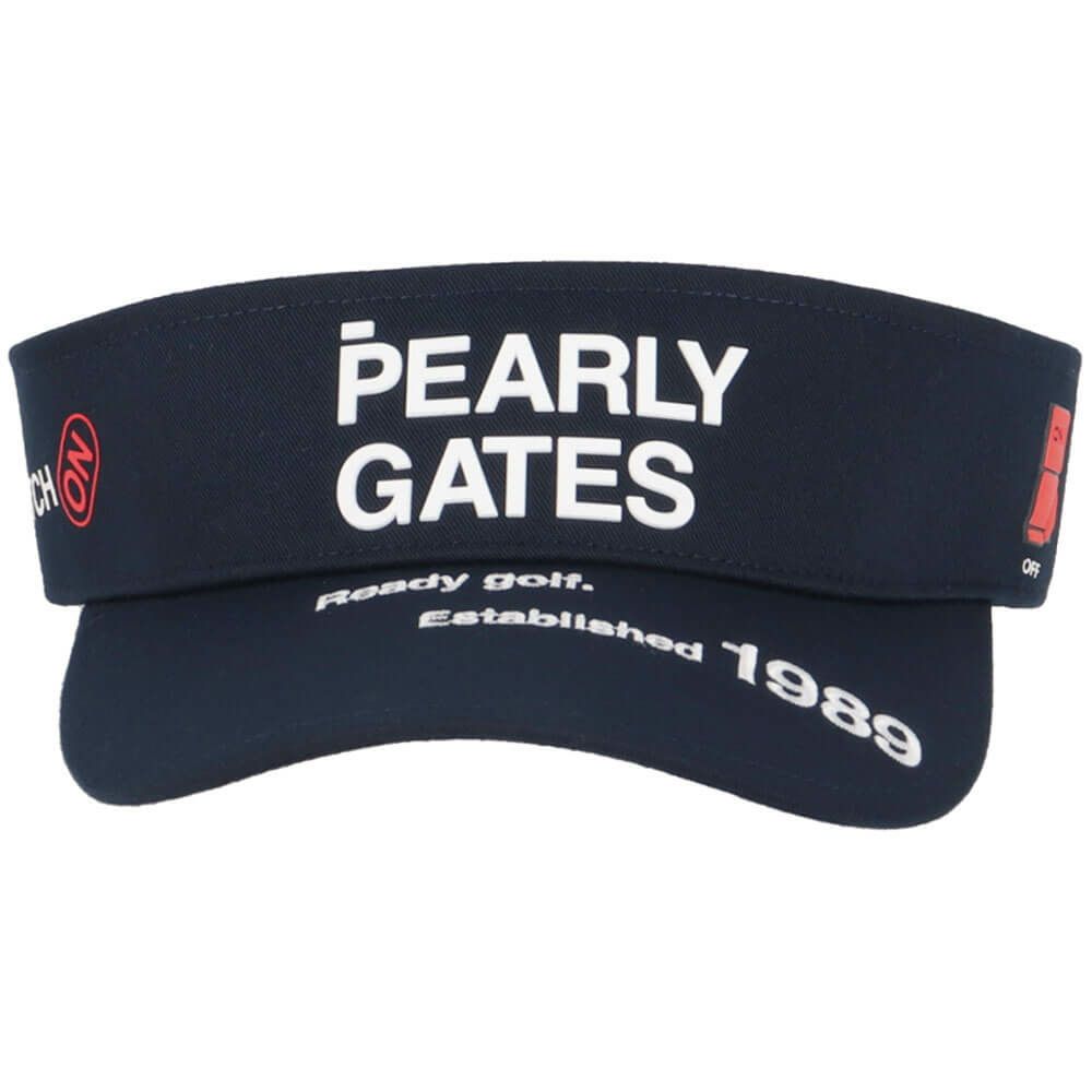 パーリーゲイツ PEARLY GATES　SWITCH ON リサイクル ツイル バイザー 053-5187302 120 ネイビー　2025年モデル 詳細4