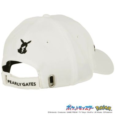 パーリーゲイツ PEARLY GATES　ポケモン ピカチュウ キャップ 053-5187331 030 ホワイト　2025年モデル 詳細2