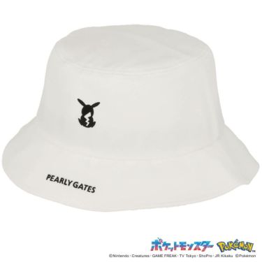 パーリーゲイツ PEARLY GATES　ポケモン ピカチュウ ハット 053-5187332 030 ホワイト　2025年モデル 詳細3