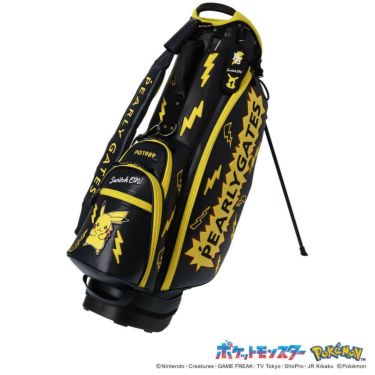 パーリーゲイツ PEARLY GATES　ポケモン ピカチュウ スタンド式 キャディバッグ 053-5180330 120 ネイビー　2025年モデル ネイビー