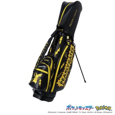 パーリーゲイツ PEARLY GATES　ポケモン ピカチュウ スタンド式 キャディバッグ 053-5180330 120 ネイビー　2025年モデル 詳細3
