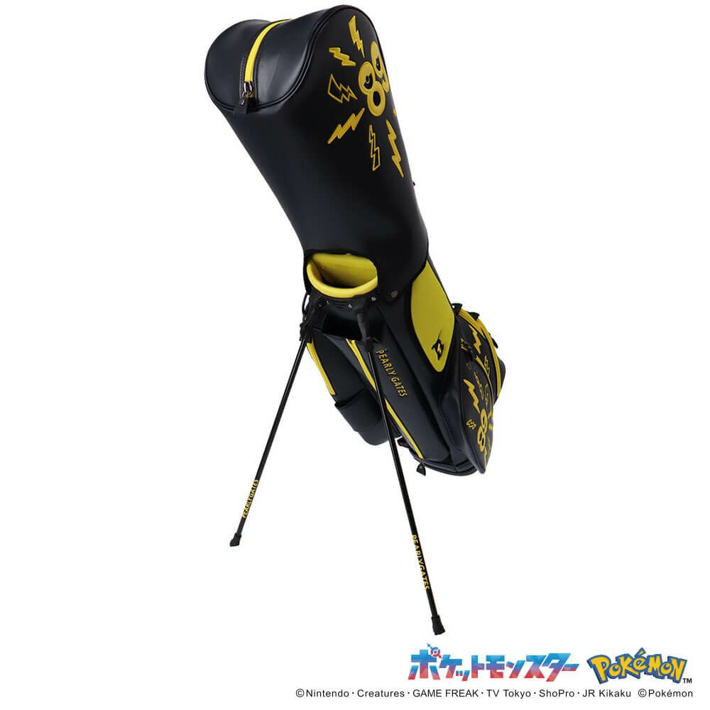 パーリーゲイツ PEARLY GATES　ポケモン ピカチュウ スタンド式 キャディバッグ 053-5180330 120 ネイビー　2025年モデル 詳細4
