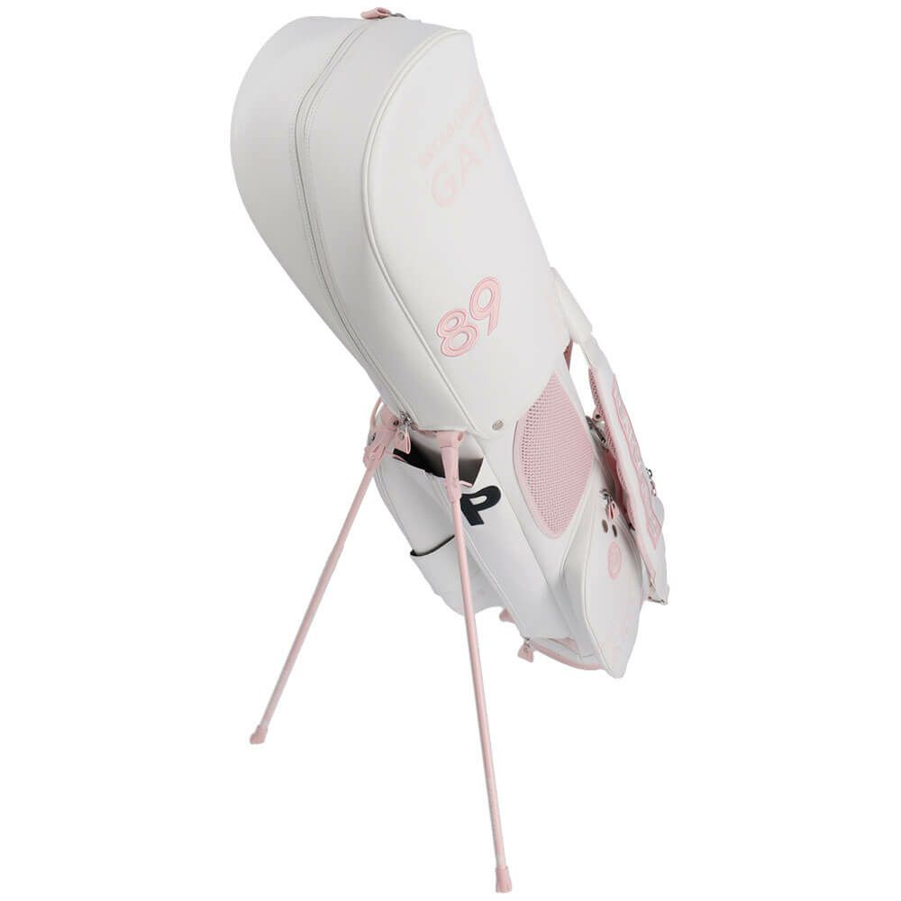 パーリーゲイツ PEARLY GATES　LIMITED02 合皮 スタンド式 キャディバッグ 053-5980201 031 ホワイト×ベビーピンク　2025年モデル 詳細4