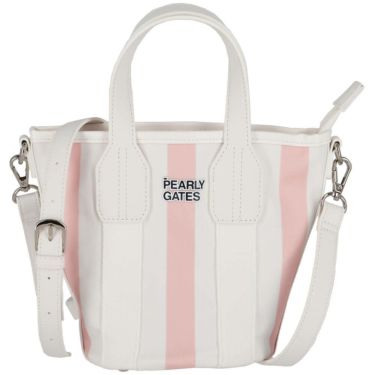パーリーゲイツ PEARLY GATES　ストライプ カートバッグ 053-5181301 091 ピンク　2025年モデル