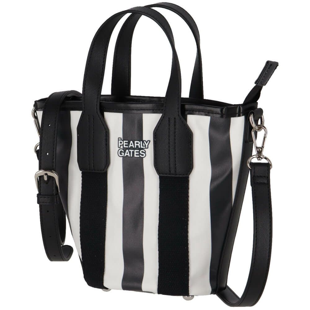 パーリーゲイツ PEARLY GATES　ストライプ カートバッグ 053-5181301 121 ネイビー　2025年モデル 詳細2