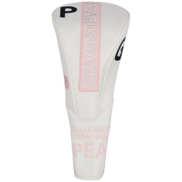 パーリーゲイツ PEARLY GATES　LIMITED02 合皮 ドライバー用 ヘッドカバー 053-5984200 031 ホワイト×ベビーピンク　2025年モデル