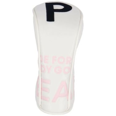 パーリーゲイツ PEARLY GATES　LIMITED02 合皮 ユーティリティ用 ヘッドカバー 053-5984202 031 ホワイト×ベビーピンク　2025年モデル