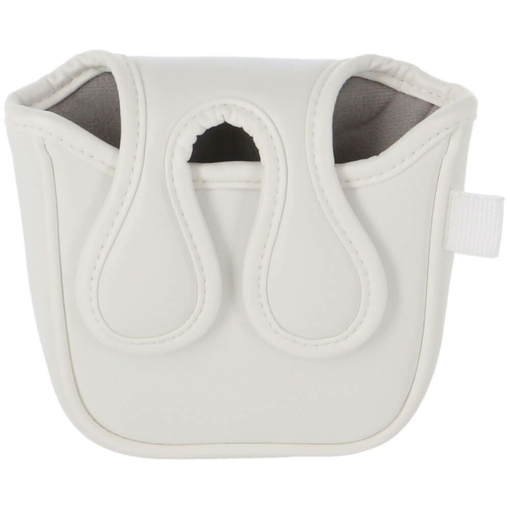 パーリーゲイツ PEARLY GATES　LIMITED02 合皮 マレット型用 パターカバー 053-5984204 031 ホワイト×ベビーピンク　2025年モデル 詳細2