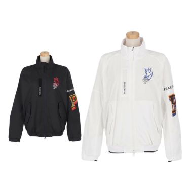 パーリーゲイツ PEARLY GATES　レディース 撥水 ロゴデザイン ストレッチ 長袖 フルジップ ブルゾン 055-5120202　2025年モデル