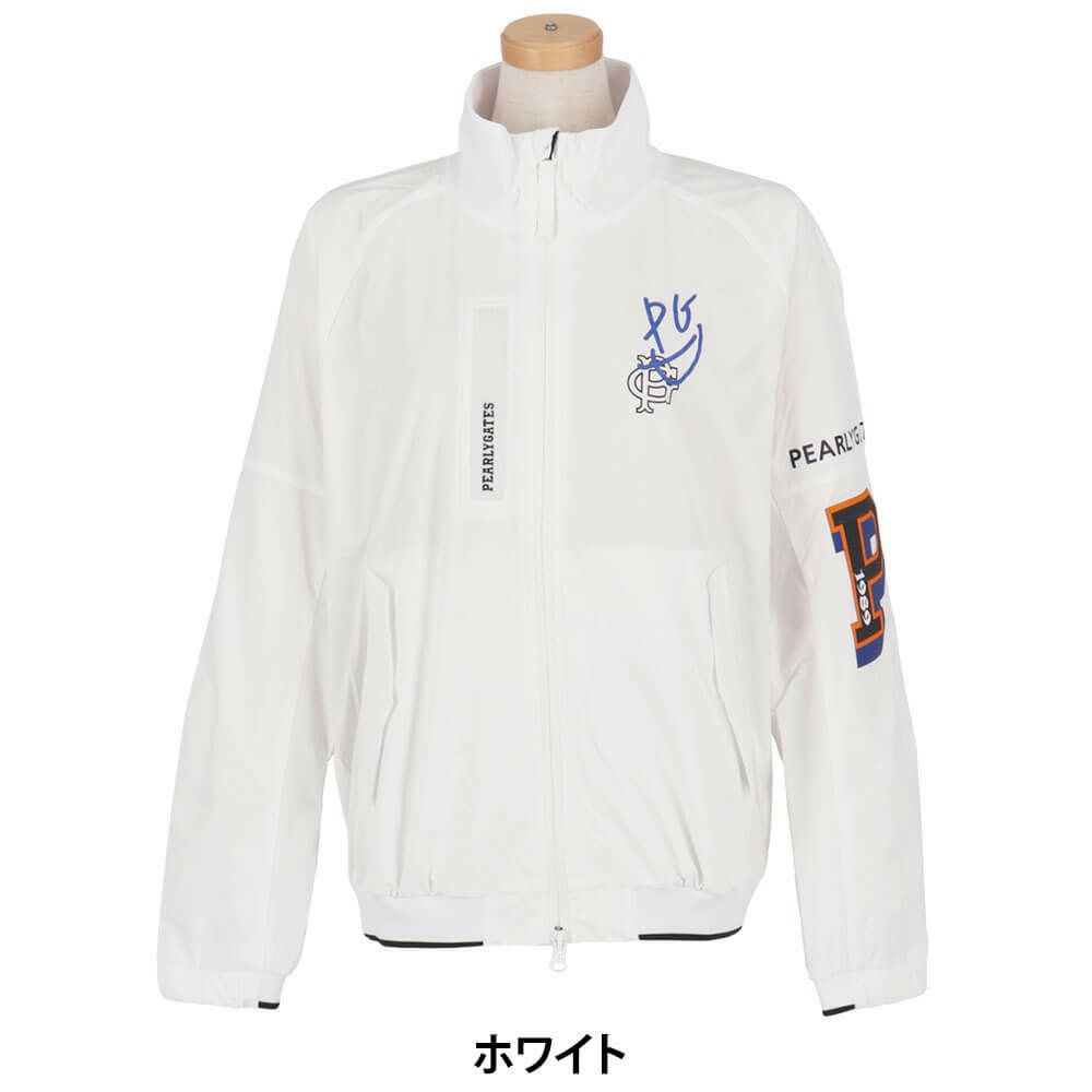 パーリーゲイツ PEARLY GATES　レディース 撥水 ロゴデザイン ストレッチ 長袖 フルジップ ブルゾン 055-5120202　2025年モデル 詳細2