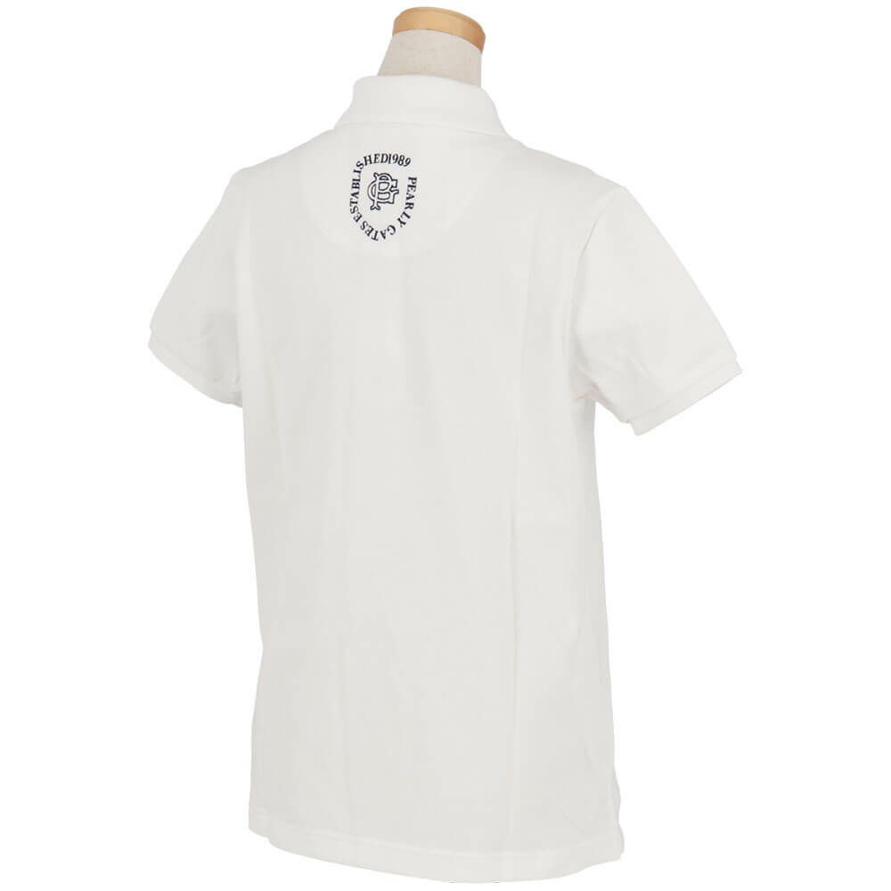 パーリーゲイツ PEARLY GATES　レディース 鹿の子 ロゴデザイン 半袖 ポロシャツ 055-5160202　2025年モデル 詳細3