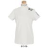 パーリーゲイツ PEARLY GATES　レディース ロゴプリント ストレッチ 半袖 ハイネック シャツ 055-5167302　2025年モデル 詳細2