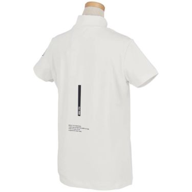 パーリーゲイツ PEARLY GATES　レディース ロゴプリント ストレッチ 半袖 ハイネック シャツ 055-5167302　2025年モデル 詳細3