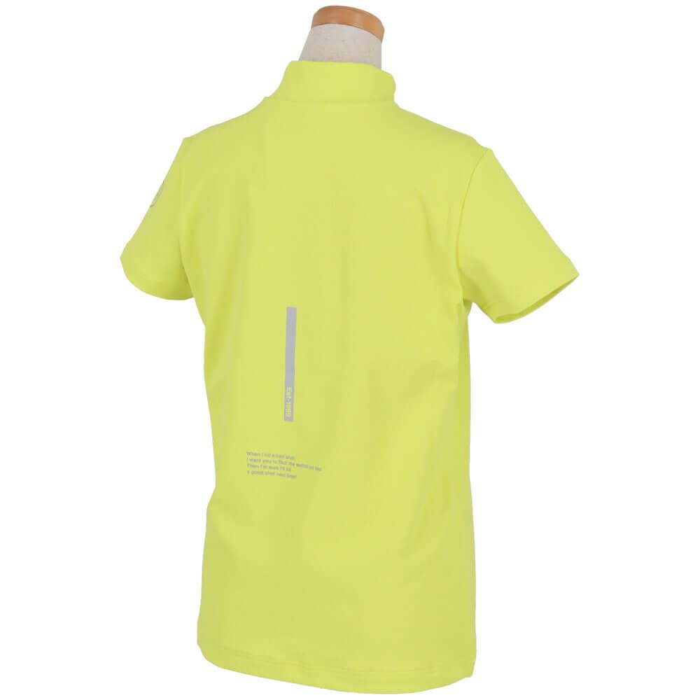 パーリーゲイツ PEARLY GATES　レディース ロゴプリント ストレッチ 半袖 ハイネック シャツ 055-5167302　2025年モデル 詳細7