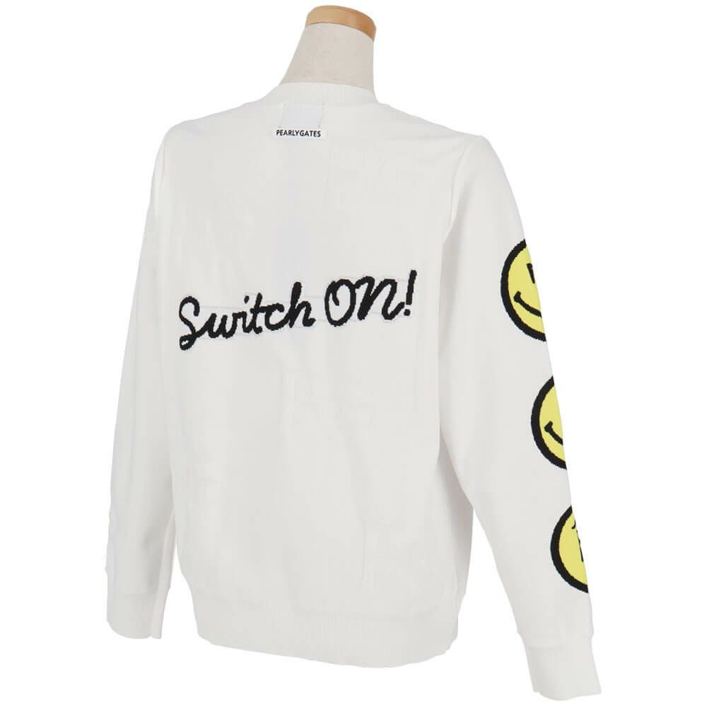 パーリーゲイツ PEARLY GATES　レディース 天竺 長袖 クルーネック セーター 055-5170304　2025年モデル 詳細3