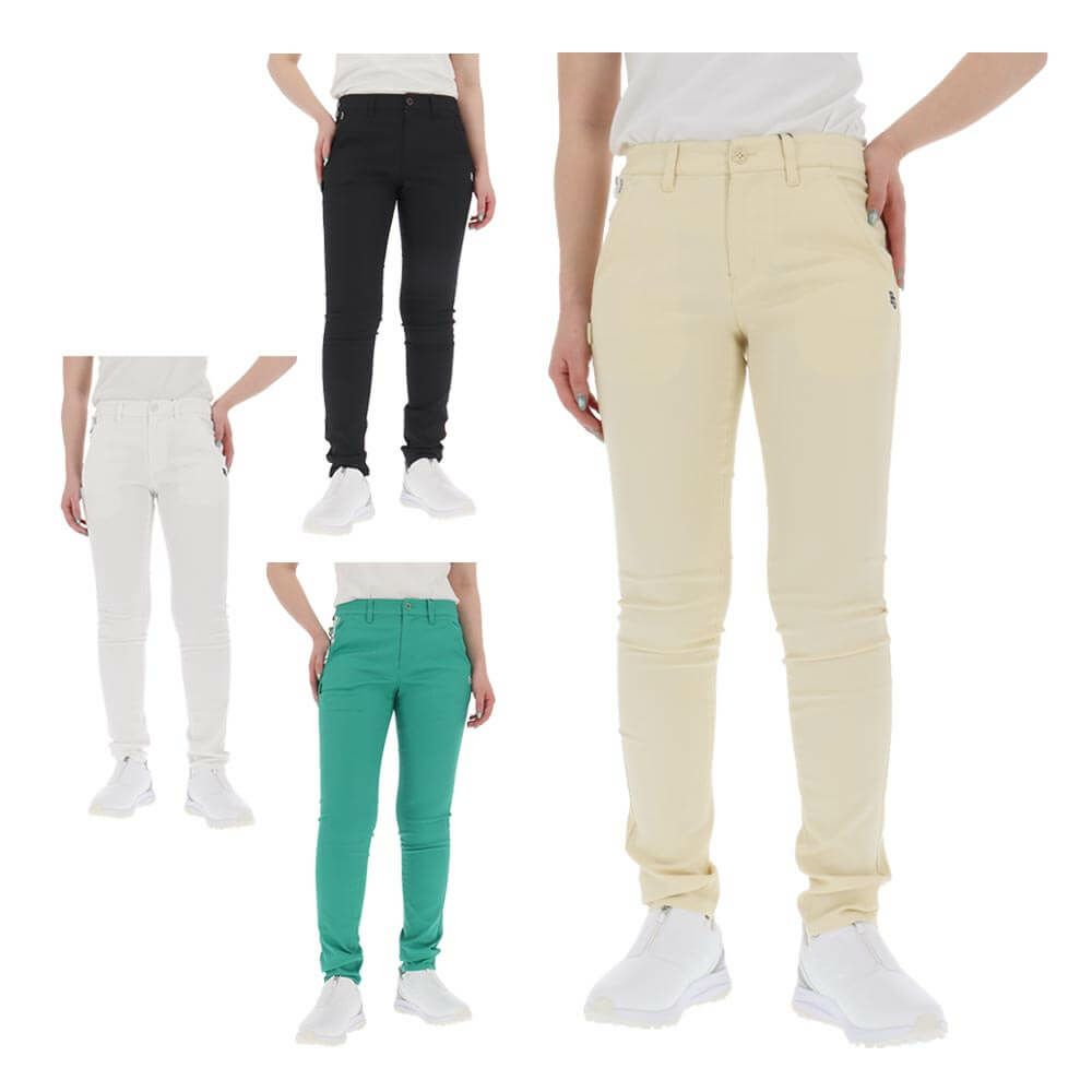 パーリーゲイツ PEARLY GATES　レディース 超長綿 ライジングドビー ロングパンツ 055-5131202　2025年モデル