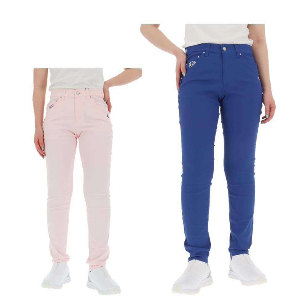 パーリーゲイツ PEARLY GATES　レディース ドビーストレッチ 5ポケット ロングパンツ 055-5131302　2025年モデル