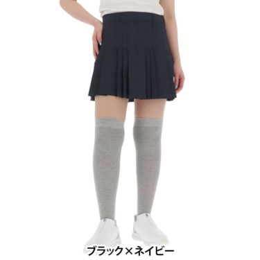 パーリーゲイツ PEARLY GATES　レディース チェック柄 ロゴジャガード 裾プリーツ スカート 055-5134204　2025年モデル 詳細2