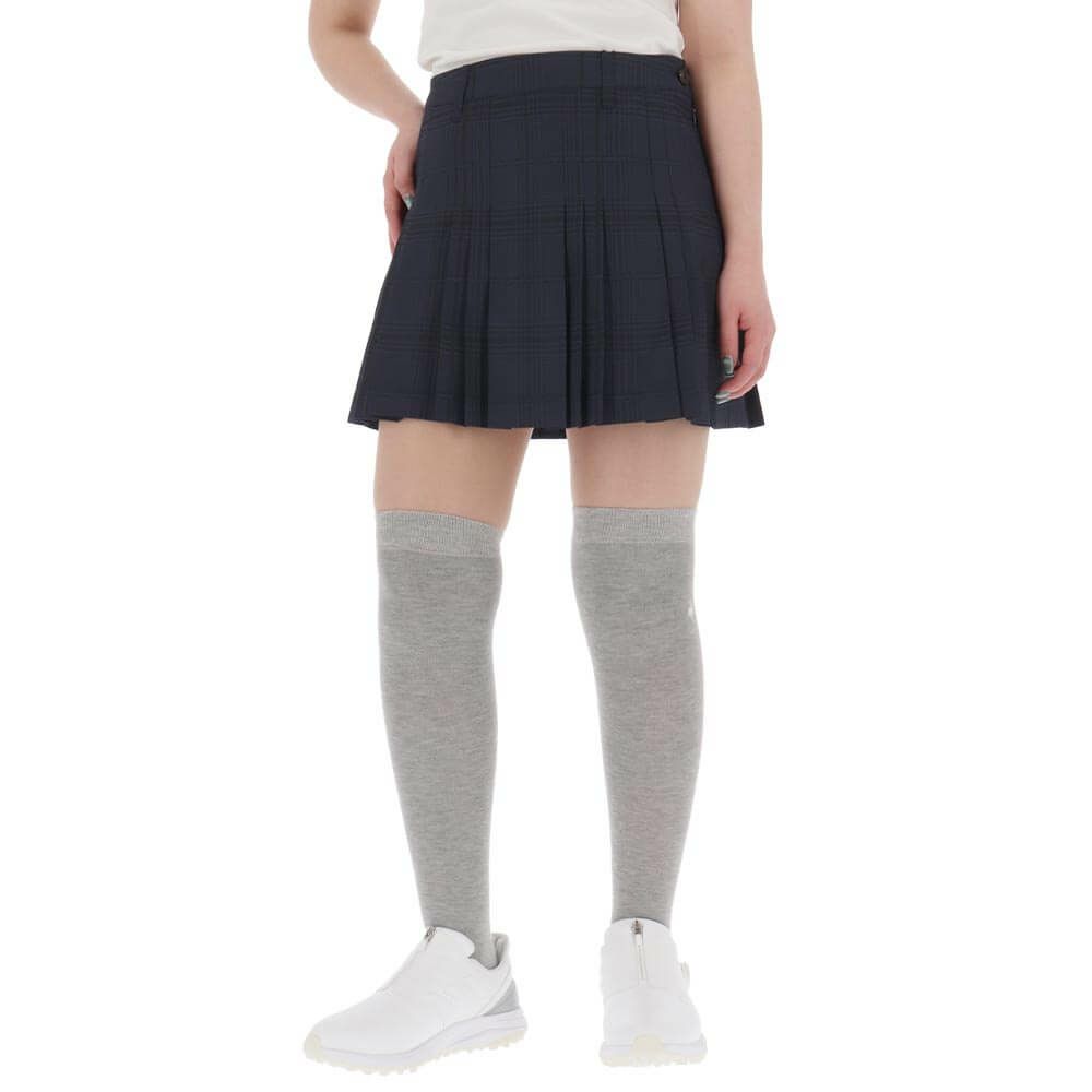 パーリーゲイツ PEARLY GATES　レディース チェック柄 ロゴジャガード 裾プリーツ スカート 055-5134204　2025年モデル 詳細4