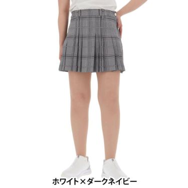 パーリーゲイツ PEARLY GATES　レディース チェック柄 ロゴジャガード 裾プリーツ スカート 055-5134204　2025年モデル 詳細5