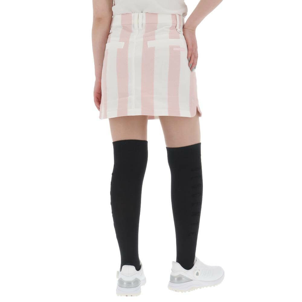 パーリーゲイツ PEARLY GATES　レディース 鹿の子 ストライプ スカート 055-5134314　2025年モデル 詳細3