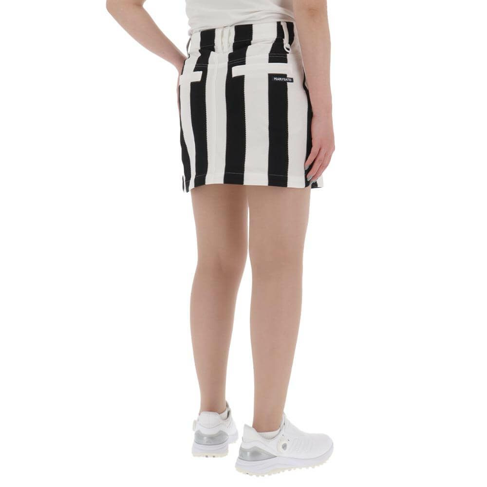 パーリーゲイツ PEARLY GATES　レディース 鹿の子 ストライプ スカート 055-5134314　2025年モデル 詳細6